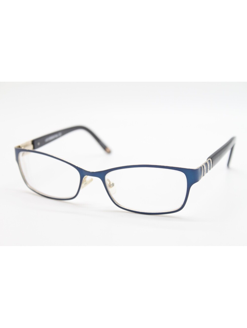 LIZ CLAIBORNE L634 E8W BLUE GOLD AUTHENTIC EYEGLASSES 54-17